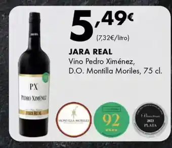 Supermercados Lupa JARA REAL Vino Pedro Ximénez, D.O. Montilla Moriles oferta