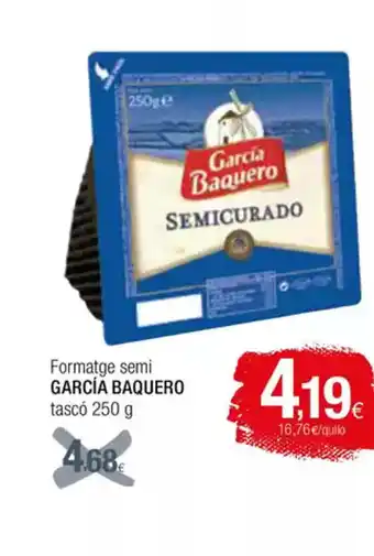 Condis GARCÍA BAQUERO Formatge semi tascó oferta