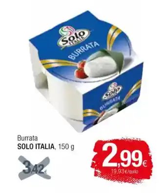 Condis SOLO ITALIA Burrata oferta