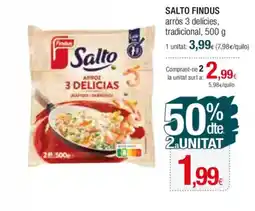 Condis SALTO FINDUS arròs 3 delícies, tradicional oferta