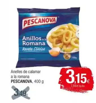 Condis PESCANOVA Anelles de calamar a la romana oferta