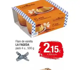 Condis LA FAGEDA Flam de vainilla oferta