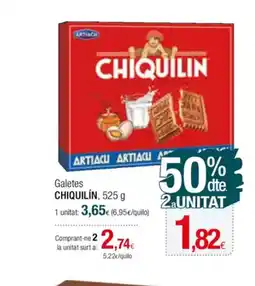 Condis CHIQUILÍN Galetes oferta