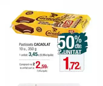 Condis CACAOLAT Pastissets oferta