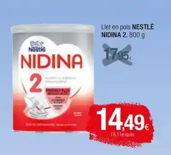 Condis NESTLÉ NIDINA 2 Llet en pols oferta