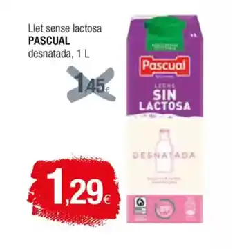 Condis PASCUAL Llet sense lactosa oferta