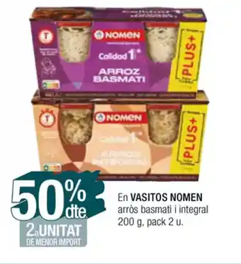 Condis VASITOS NOMEN En En arròs basmati i integral oferta