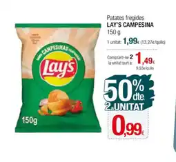 Condis LAY'S CAMPESINA Patates fregides oferta