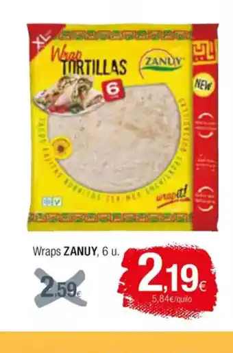 Condis ZANUY Wraps oferta