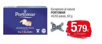 Condis PORTOMAR Escopinyes al natural oferta