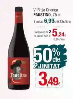 Condis FAUSTINO Vi Rioja Criança oferta