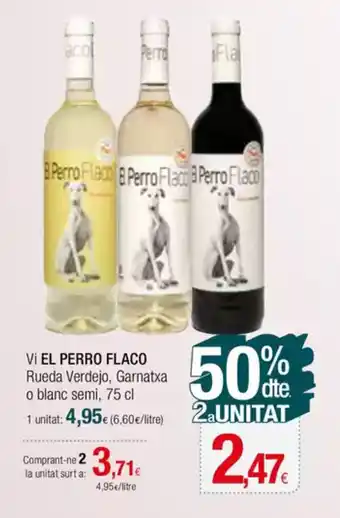 Condis Vi EL PERRO FLACO Rueda Verdejo, Garnatxa oferta