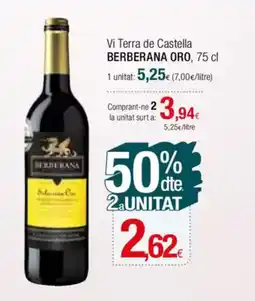 Condis BERBERANA ORO Vi Terra de Castella oferta