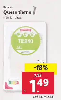 Lidl RONCERO Queso tierno oferta