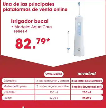 Lidl Irrigador bucal oferta