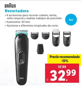 Lidl BRAUN Recortadora oferta