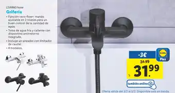 Lidl LIVARNO HOME Grifería oferta