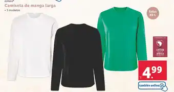 Lidl ESMARA Camiseta de manga larga oferta