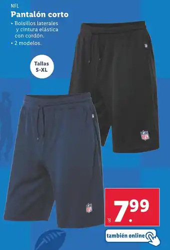 Lidl NFL Pantalón corto oferta