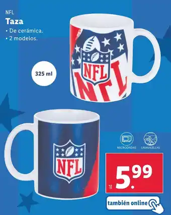 Lidl NFL Taza oferta