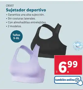 Lidl CRIVIT Sujetador deportivo oferta