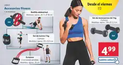 Lidl CRIVIT Accesorios fitness oferta