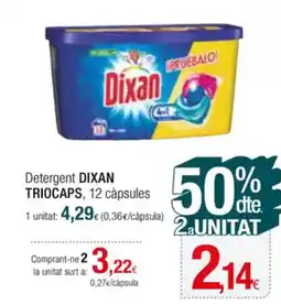 Condis DIXAN TRIOCAPS Detergent oferta