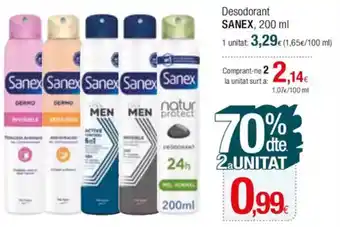 Condis SANEX Desodorant oferta