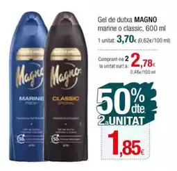 Condis MAGNO Gel de dutxa marine o classic oferta