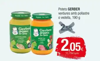 Condis PGERBER otets verdures amb pollastre o vedella oferta