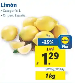 Lidl Limón oferta