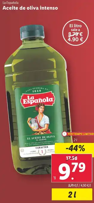 Lidl LA ESPANOLA Aceite de oliva intenso oferta