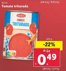 Lidl BARESA Tomate triturado oferta