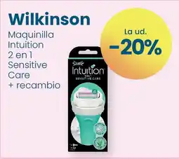 Clarel WILKINSON Maquinilla Intuition 2 en 1 Sensitive Care oferta