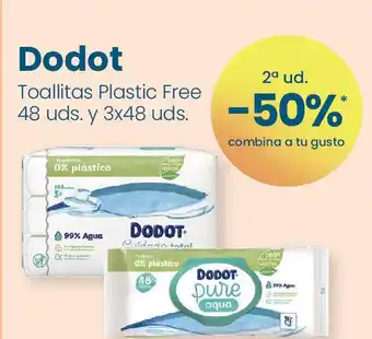 Clarel DODOT Toallitas Plastic Free 48 uds. y 3x48 uds. oferta