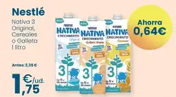 Clarel NESTLE Nativa 3 Original, Cereales o Galleta oferta