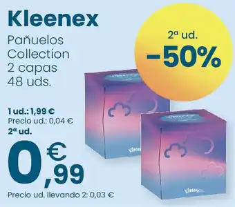 Clarel KLEENEX Pañuelos Collection oferta