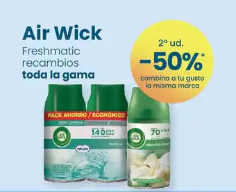 Clarel AIR WICK Freshmatic recambios toda la gama oferta