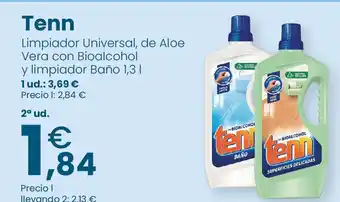 Clarel TENN Limpiador Universal, de Aloe Vera con Bioalcohol y limpiador Baño oferta