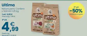 Clarel ULTIMA Nature perro Cordero y Salmón oferta