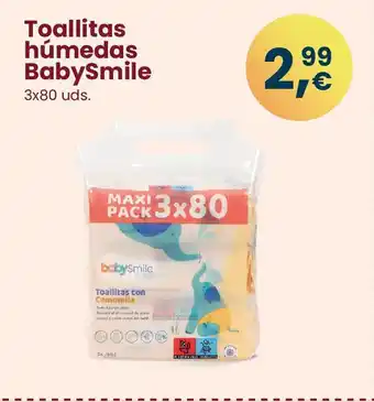 Clarel BABY SMILE Toallitas húmedas oferta