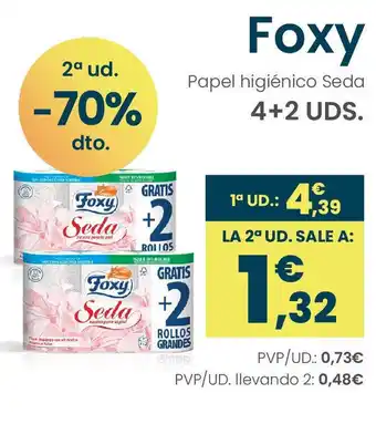 Clarel FOXY Papel higiénico Seda oferta