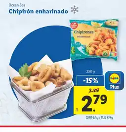 Lidl OCEAN SEA Chipirón enharinado oferta