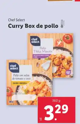 Lidl CHEF SELECT Curry Box de pollo oferta