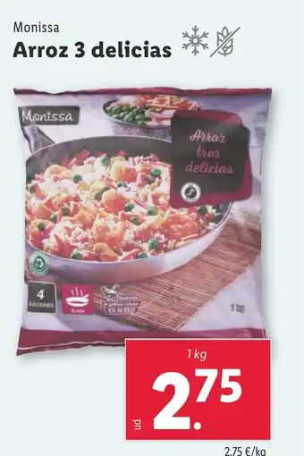 Lidl MONISSA Arroz 3 delicias oferta