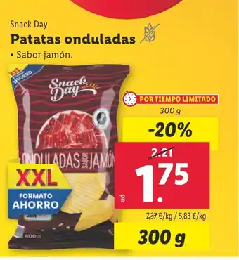 Lidl SNACK DAY Patatas onduladas oferta