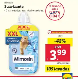 Lidl MIMOSIN Suavizante oferta