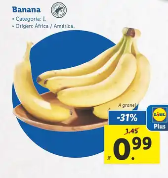 Lidl Banana oferta