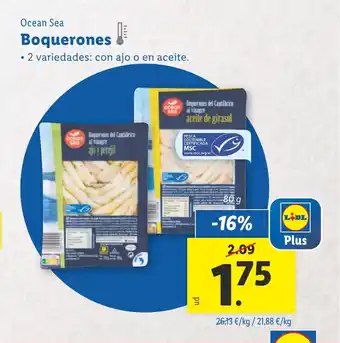 Lidl OCEAN SEA Boquerones oferta