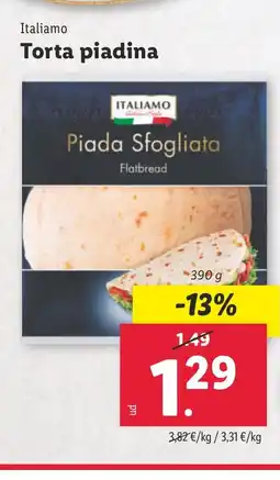 Lidl ITALIAMO Torta piadina oferta